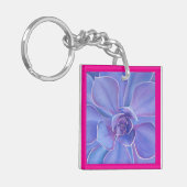 Beautiful Floral Key Chain Sleutelhanger (Voorkant Links)