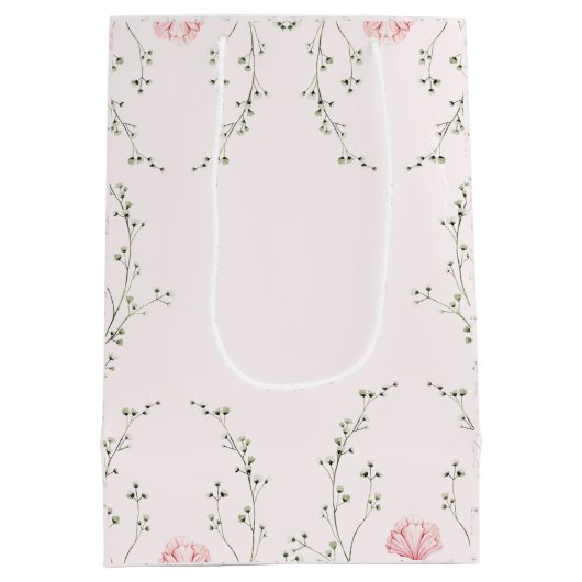 Beautiful Floral  Medium Cadeauzakje (Achterkant)