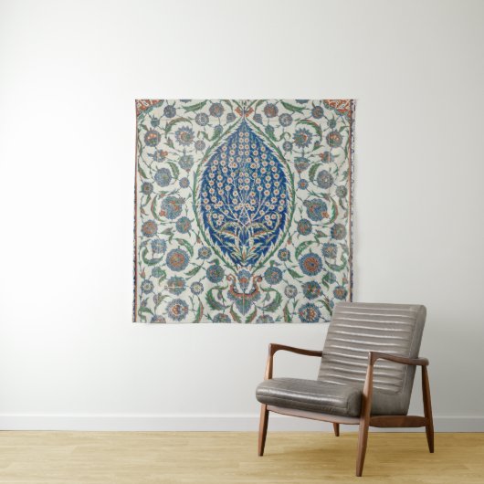 BEAUTIFUL FLORAL TEXTILE WANDKLEED (In situ)