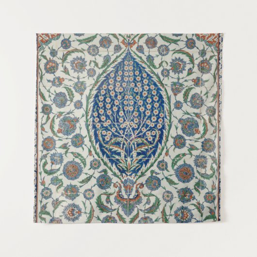 BEAUTIFUL FLORAL TEXTILE WANDKLEED (Voorkant)