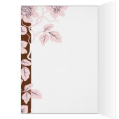 Beautiful floral wedding invitation (Binnen (Links))