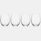Beautiful Flow Blue Style Mahjong Wine Glasses Wijnglas Zonder Voet (Links)