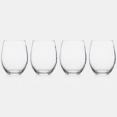 Beautiful Flow Blue Style Mahjong Wine Glasses Wijnglas Zonder Voet (Rechts)