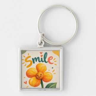 beautiful flower key tag sleutelhanger