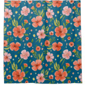 Beautiful flower pattern  douchegordijn (Voorkant)