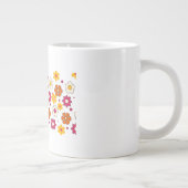 Beautiful flower pattern mug grote koffiekop (Rechts)
