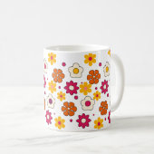 Beautiful flower pattern mug koffiemok (Voorkant rechts)