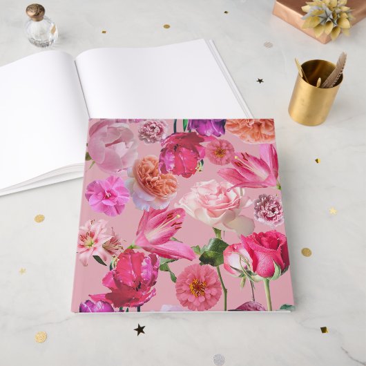 Beautiful flowers gastenboek (Voorkant open)