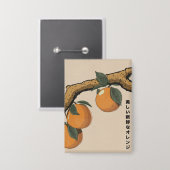 Beautiful Fresh Oranges Button (Voorkant / Achterkant)