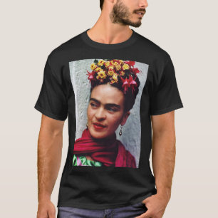 Beautiful Frida kahlo art flower gift for fans Ess T-shirt