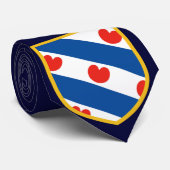 Beautiful Frisia Flag Stropdas (Opgerold)