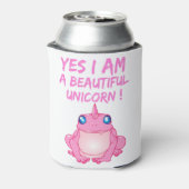 BEAUTIFUL FROG PINK UNICORN BLIKJESKOELER (Blikje Achterkant)