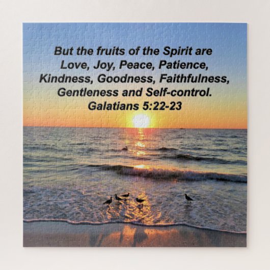 BEAUTIFUL GALATIANS 5 SUNRISE LEGPUZZEL (Verticaal)