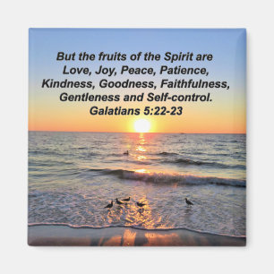 BEAUTIFUL GALATIANS 5 SUNRISE MAGNEET