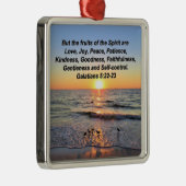 BEAUTIFUL GALATIANS 5 SUNRISE METALEN ORNAMENT (Rechts)
