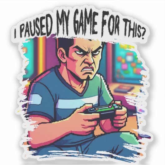 Beautiful gamers design sticker (Voorkant)