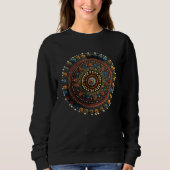 Beautiful Geometric Dot Mandala  1 Trui (Voorkant)