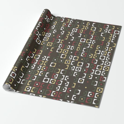 Beautiful geometric pattern design abstract, art, cadeaupapier (Uitgerold)