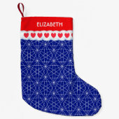 Beautiful Geometric Shape Pattern Kleine Kerstsok (Voorkant)