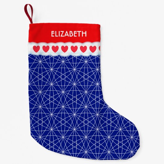 Beautiful Geometric Shape Pattern Kleine Kerstsok (Voorkant)