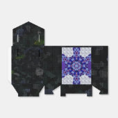 BEAUTIFUL_GIFT_BLACK_kaleidoscope_ FAVOR BOX Bedankdoosjes (Uitgevouwen)