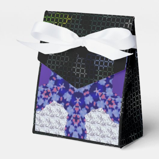 BEAUTIFUL_GIFT_BLACK_kaleidoscope_ FAVOR BOX Bedankdoosjes (Voorkant Zijde)