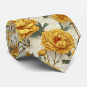 Beautiful Gift  For Boyfriend Peonies Stropdas (Opgerold)