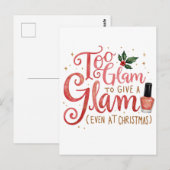 Beautiful Gift for those glam relatives Briefkaart (Voorkant / Achterkant)