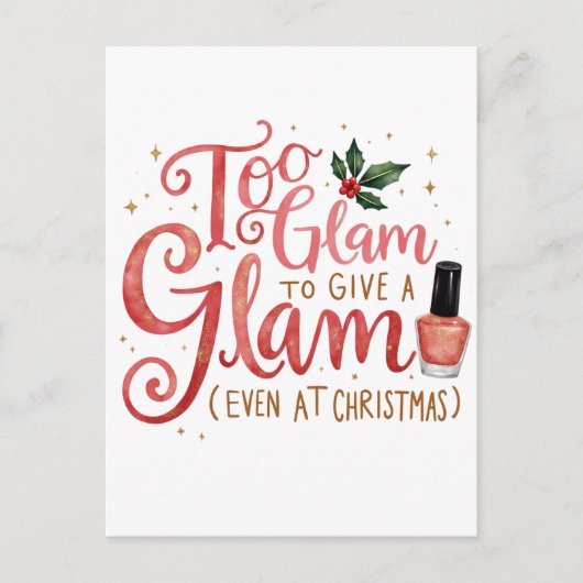 Beautiful Gift for those glam relatives Briefkaart (Voorkant)