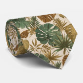 Beautiful Gifts For Dad Tropical Floral Stropdas (Opgerold)