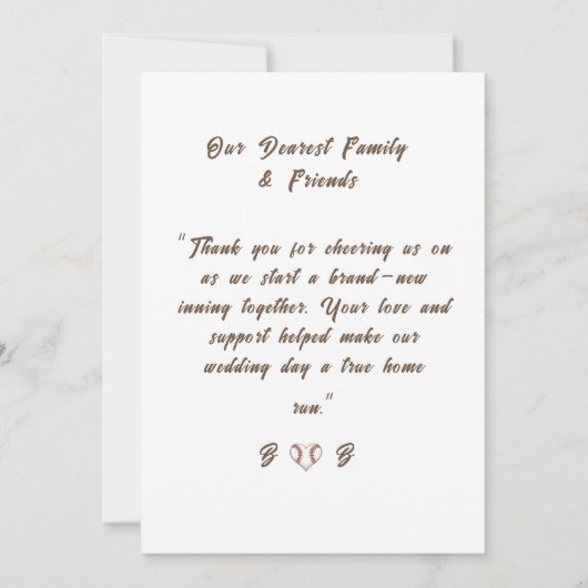 Beautiful Glass Globe Wedding Bedankkaart (Achterkant)