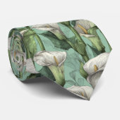 Beautiful Graduation Gifts For Him Calla Lilies Fl Stropdas (Opgerold)