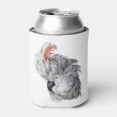 Beautiful Gray hair Cockatoo Blikjeskoeler (Blikje Voorkant)