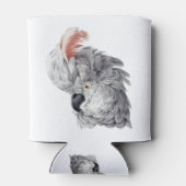 Beautiful Gray hair Cockatoo Blikjeskoeler (Achterkant)