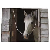 Beautiful Gray Mare Horse Groot Cadeauzakje (Achterkant)