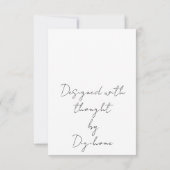 Beautiful Great Dane Card Bedankkaart (Achterkant)