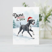 Beautiful Great Dane Cushion Bedankkaart (Staand voorkant)