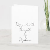 Beautiful Great Dane Cushion Kaart (Achterkant)