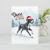 Beautiful Great Dane greeting card (Staand voorkant)