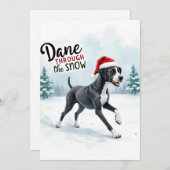 Beautiful Great Dane greeting card (Voorkant / Achterkant)