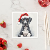 Beautiful Great Dane Napkins Servet (Insitu)