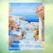 Beautiful Greece Window Cling  Raamsticker (Vel 3)