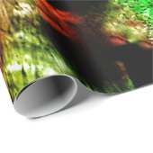 Beautiful green abstract wrapping paper,Textured Cadeaupapier (Rol Hoek)