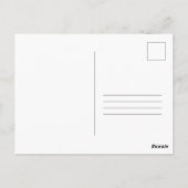 Beautiful Green Botanical Self-Growth Affirmation Briefkaart (Achterkant)