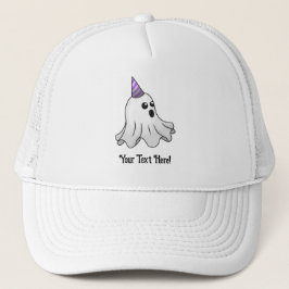 Beautiful Halloween Ghost Trucker Pet