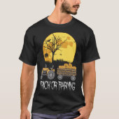 Beautiful Halloween pumpkin Tractor Farming Farmer T-shirt (Voorkant)