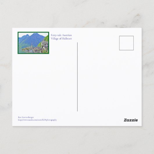 Beautiful Hallstatt, Austria Briefkaart (Achterkant)