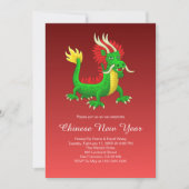 Beautiful Hand Drawn Chinese Dragon Kaart (Voorkant)