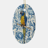 Beautiful Hand-Painted Endangered Macaw Keramisch Ornament (Rechts)