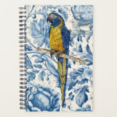 Beautiful Hand-Painted Endangered Macaw Planner (Voorkant)